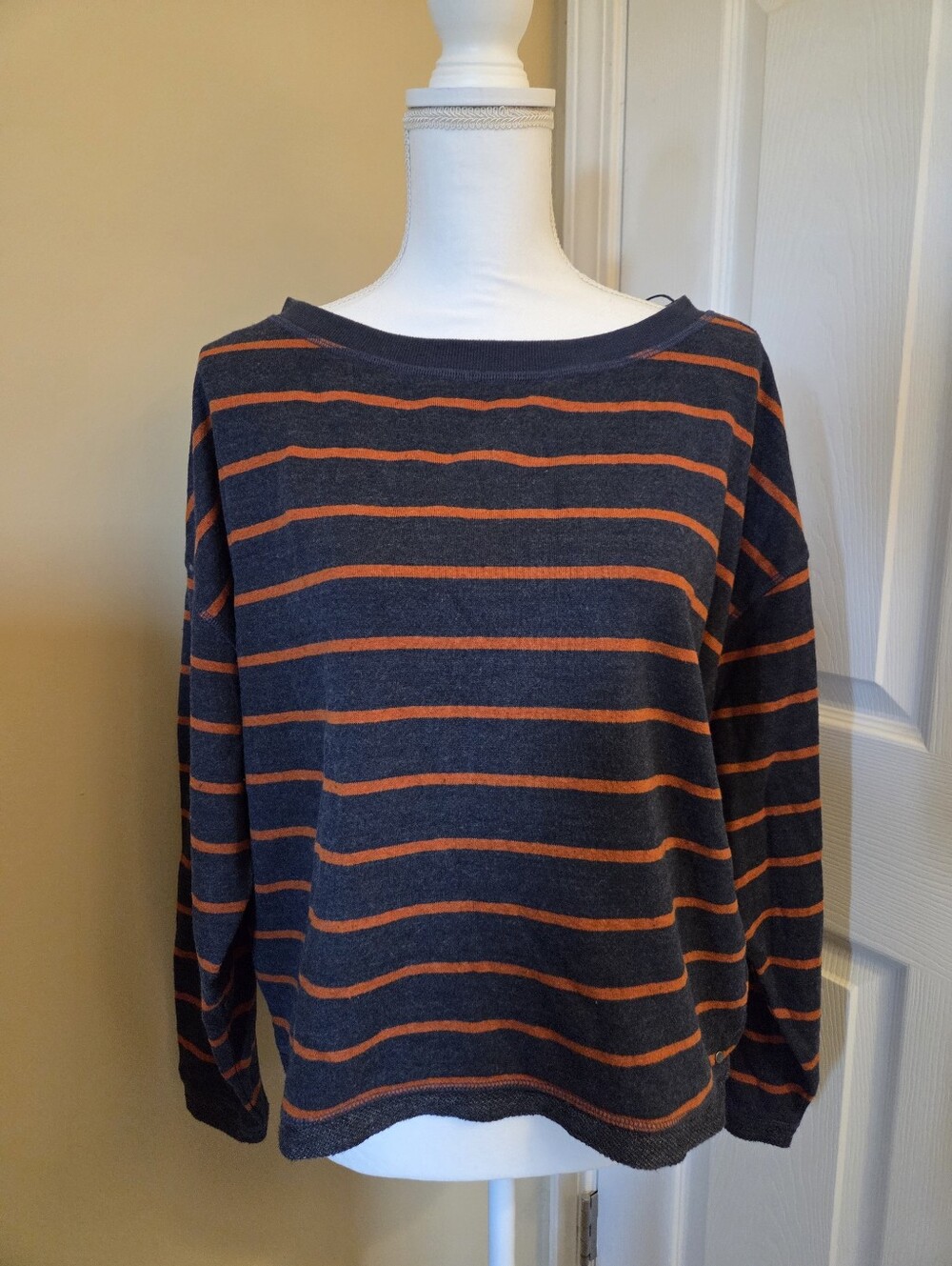 Prana Cozy Up Polmdale Hemp Blend Sweatshirt Style Top